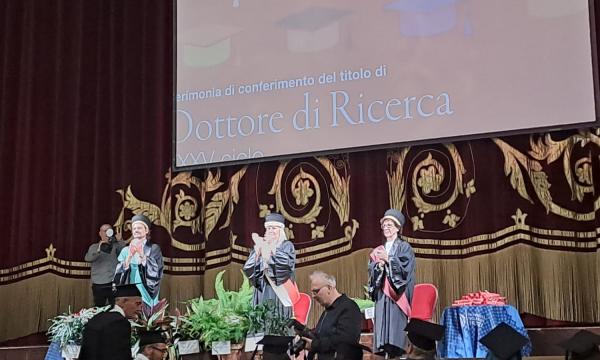 Cerimonia di conferimento dei titoli di Dottore di ricerca.